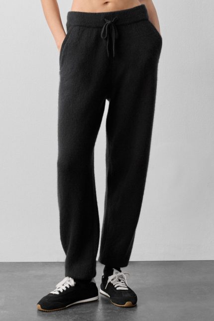 Wool Cashmere New Class Sweatpant - Black