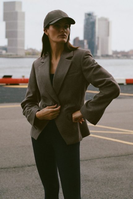 Cinch Blazer - Olive Tree