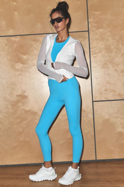 ALO Softsculpt High-Waist 7/8 Superset Legging - Azure Blue