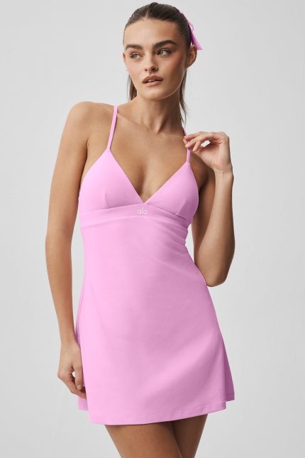 Airbrush Splendor Dress - Candy Heart Pink